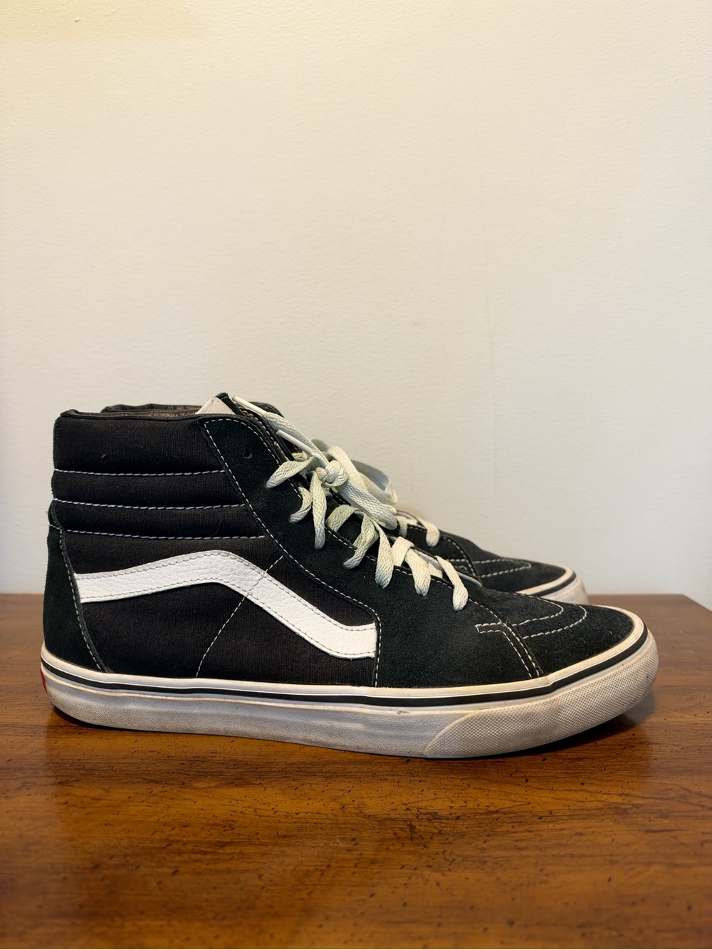 Vans Sk8-Hi Black/White High-Top Skate Shoes Men’s